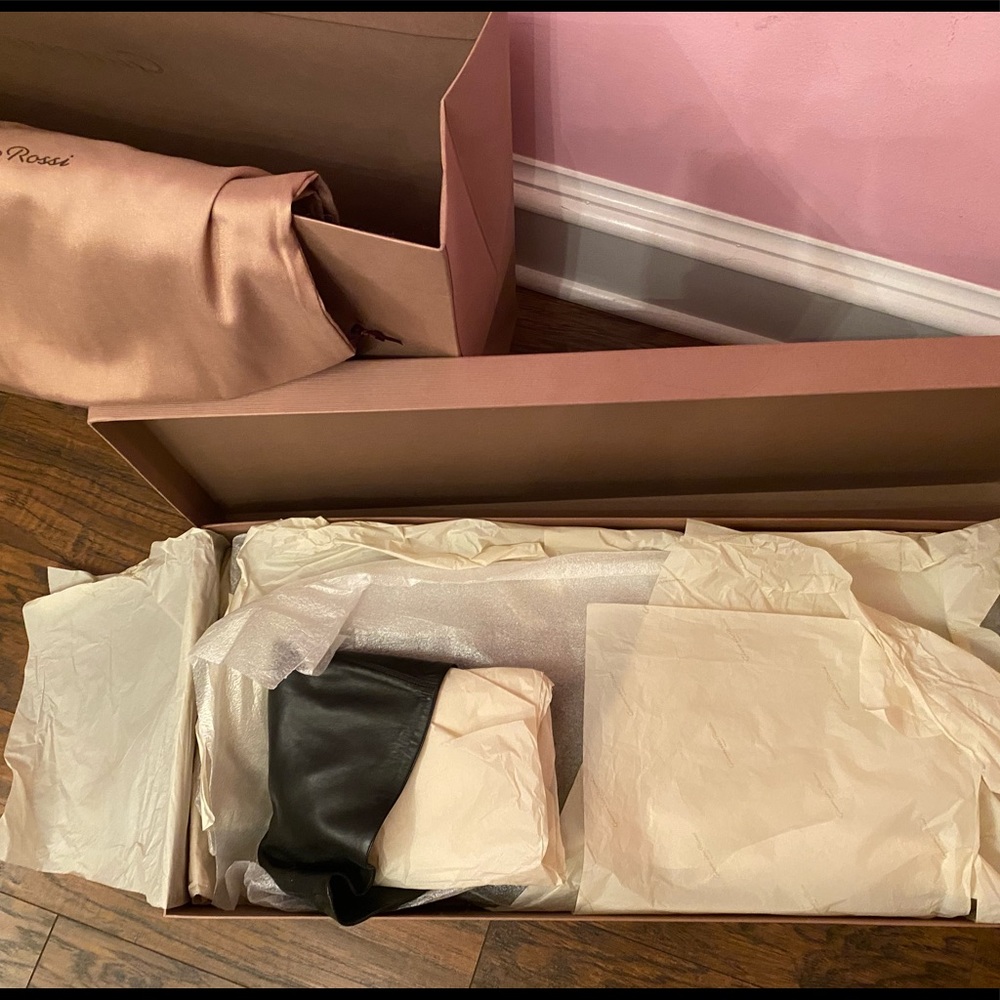 Gianvito Rossi Over The Knee Trinity Black Boots - Picture 6 of 12